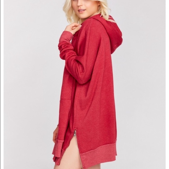 Make Offer Wildfox Essentials Charmed Hoodie Red - Picture 3 of 8